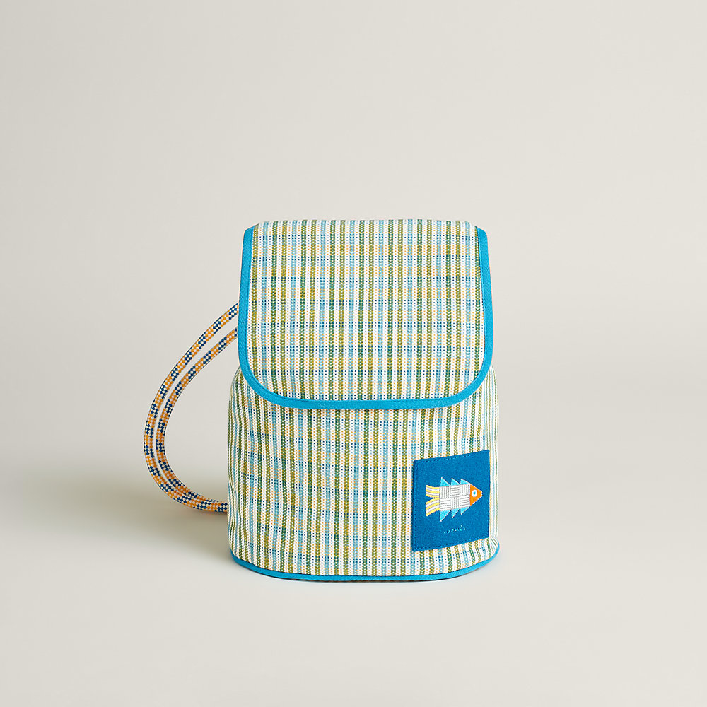 バッグ 《アニモー・ナッテ・ファクティス》 - ブルー | Hermès